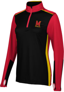 ProSphere Maryland Terrapins Womens Red Counter 1/4 Zip Pullover