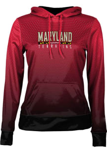 ProSphere Maryland Terrapins Womens Red Zoom Hooded Sweatshirt