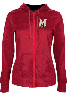 ProSphere Maryland Terrapins Womens Red Heather Light Weight Jacket