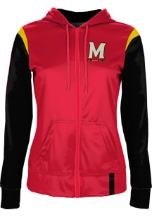 ProSphere Maryland Terrapins Womens Red Tailgate Light Weight Jacket