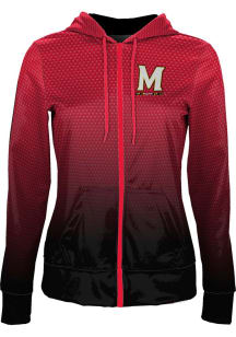 ProSphere Maryland Terrapins Womens Red Zoom Light Weight Jacket