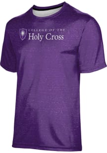 ProSphere Holy Cross Crusaders Purple Heather Short Sleeve T Shirt