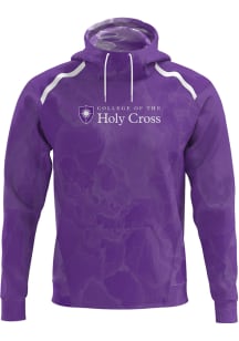 ProSphere Holy Cross Crusaders Mens Purple Element Long Sleeve Hoodie