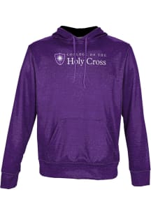ProSphere Holy Cross Crusaders Mens Purple Heather Long Sleeve Hoodie