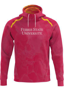 ProSphere Ferris State Bulldogs Mens Red Element Long Sleeve Hoodie