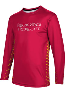 ProSphere Ferris State Bulldogs Red Geometric Long Sleeve T Shirt
