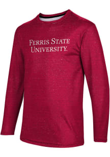 ProSphere Ferris State Bulldogs Red Heather Long Sleeve T Shirt