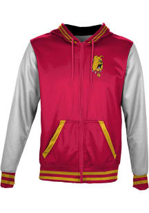 ProSphere Ferris State Bulldogs Mens Red Letterman Light Weight Jacket
