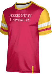 ProSphere Ferris State Bulldogs Red Old School Short Sleeve T Shirt