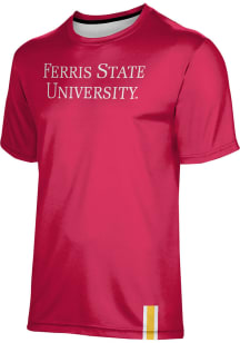 ProSphere Ferris State Bulldogs Red Solid Short Sleeve T Shirt