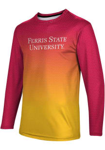ProSphere Ferris State Bulldogs Red Zoom Long Sleeve T Shirt