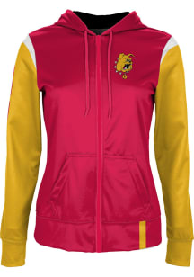 ProSphere Ferris State Bulldogs Womens Red Tailgate Light Weight Jacket