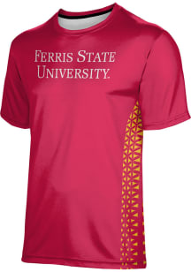 ProSphere Ferris State Bulldogs Youth Red Geometric Short Sleeve T-Shirt