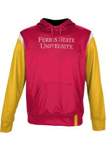 ProSphere Ferris State Bulldogs Youth Red Tailgate Long Sleeve Hoodie