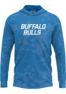 ProSphere Buffalo Bulls Mens Blue Disrupter Long Sleeve Hoodie