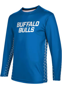 ProSphere Buffalo Bulls Blue Geometric Long Sleeve T Shirt