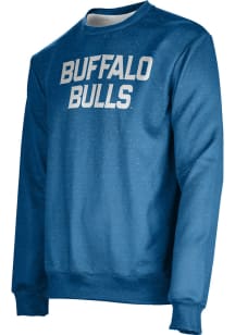 ProSphere Buffalo Bulls Mens Blue Heather Long Sleeve Crew Sweatshirt