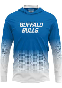 ProSphere Buffalo Bulls Mens Blue Hex Pro Long Sleeve Hoodie