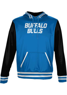 ProSphere Buffalo Bulls Mens Blue Letterman Long Sleeve Hoodie