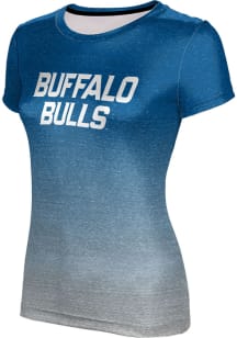 ProSphere Buffalo Bulls Womens Blue Ombre Short Sleeve T-Shirt