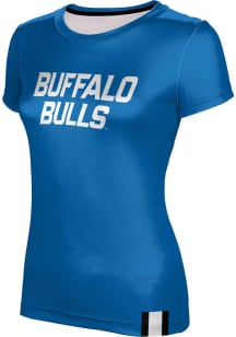 ProSphere Buffalo Bulls Womens Blue Solid Short Sleeve T-Shirt