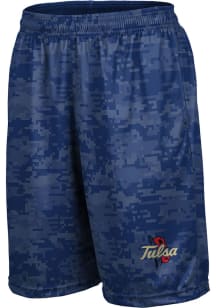 ProSphere Tulsa Golden Hurricane Mens Navy Blue Digital Shorts