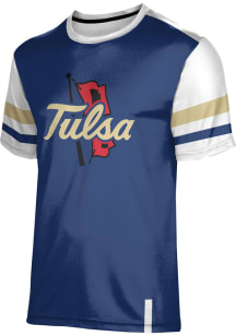 ProSphere Tulsa Golden Hurricane Navy Blue Old School Short Sleeve T Shirt