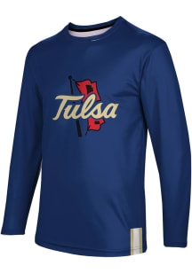 ProSphere Tulsa Golden Hurricane Navy Blue Solid Long Sleeve T Shirt