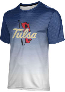 ProSphere Tulsa Golden Hurricane Navy Blue Zoom Short Sleeve T Shirt