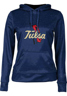ProSphere Tulsa Golden Hurricane Womens Navy Blue Heather Hooded Sweatshirt