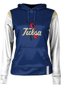 ProSphere Tulsa Golden Hurricane Womens Navy Blue Tailgate Hooded Sweatshirt