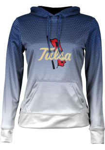 ProSphere Tulsa Golden Hurricane Womens Navy Blue Zoom Hooded Sweatshirt