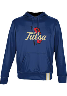 ProSphere Tulsa Golden Hurricane Youth Navy Blue Solid Long Sleeve Hoodie
