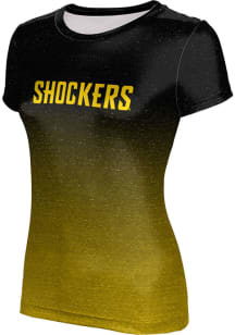 ProSphere Wichita State Shockers Womens Black Ombre Short Sleeve T-Shirt