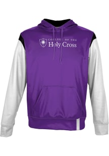ProSphere Holy Cross Crusaders Mens Purple Tailgate Long Sleeve Hoodie
