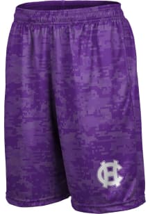 ProSphere Holy Cross Crusaders Mens Purple Digital Shorts