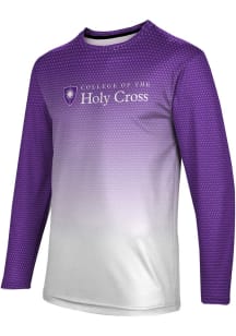 ProSphere Holy Cross Crusaders Purple Zoom Long Sleeve T Shirt