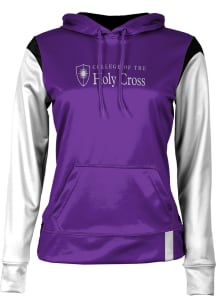 ProSphere Holy Cross Crusaders Womens Purple Tailgate Hooded Sweatshirt