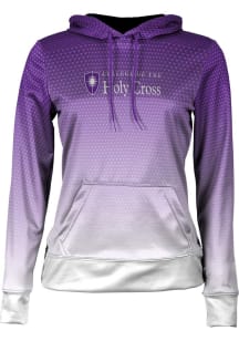 ProSphere Holy Cross Crusaders Womens Purple Zoom Hooded Sweatshirt