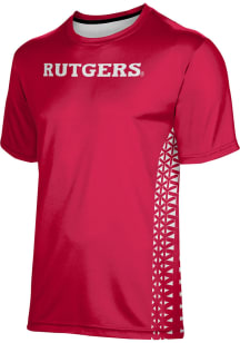 ProSphere Rutgers Scarlet Knights Red Geometric Short Sleeve T Shirt