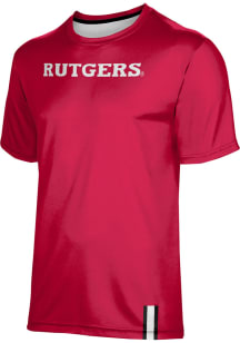 ProSphere Rutgers Scarlet Knights Red Solid Short Sleeve T Shirt