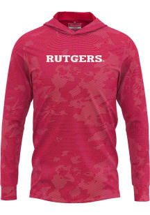 ProSphere Rutgers Scarlet Knights Mens Red Disrupter Long Sleeve Hoodie