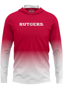 ProSphere Rutgers Scarlet Knights Mens Red Hex Pro Long Sleeve Hoodie