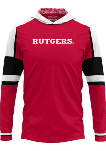 ProSphere Rutgers Scarlet Knights Mens Red Throwback Long Sleeve Hoodie