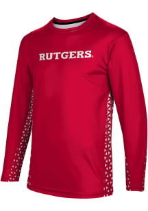 ProSphere Rutgers Scarlet Knights Red Geometric Long Sleeve T Shirt