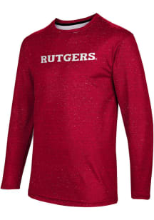 ProSphere Rutgers Scarlet Knights Red Heather Long Sleeve T Shirt