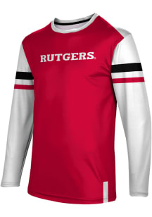ProSphere Rutgers Scarlet Knights Red Old School Long Sleeve T Shirt