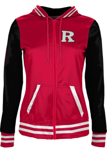ProSphere Rutgers Scarlet Knights Womens Red Letterman Light Weight Jacket
