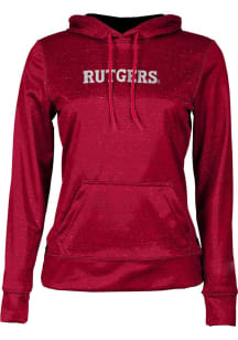 ProSphere Rutgers Scarlet Knights Womens Red Heather Hooded Sweatshirt