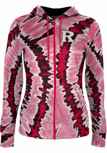 ProSphere Rutgers Scarlet Knights Womens Red Tie Dye Light Weight Jacket